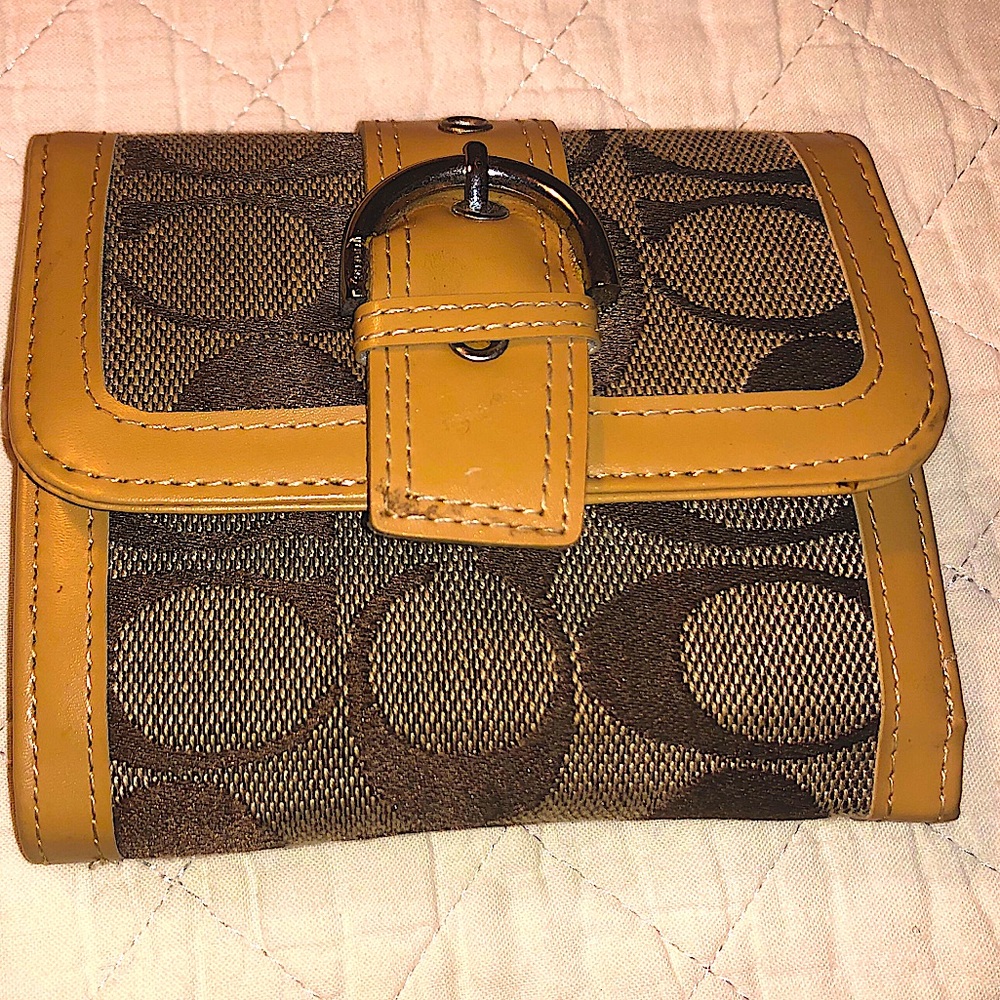 Coach leather wallet